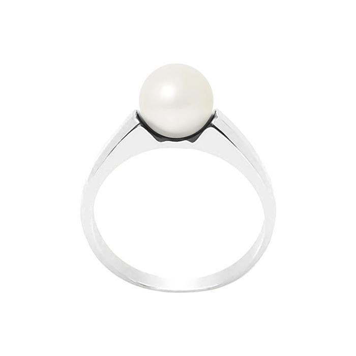 Bague Réglable En Perles De Culture Et Argent 925 - Mignonne, Neuve Sans Emballage