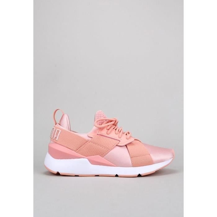 Basket - PUMA - Muse Rose - Cdiscount Chaussures