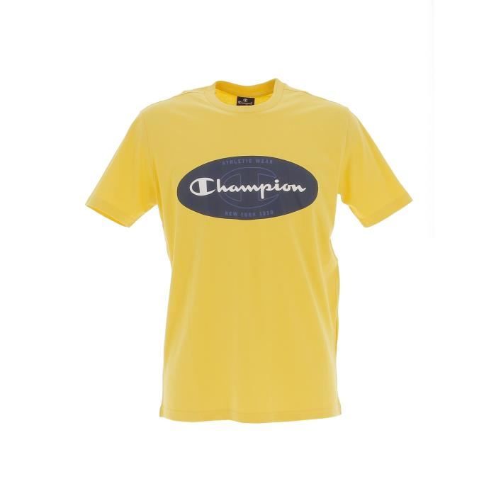 T shirt champion jaune shop