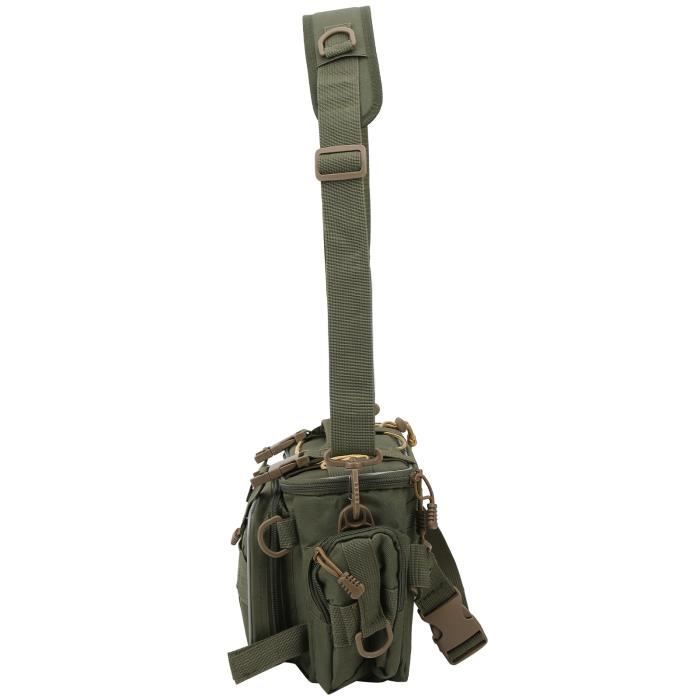 Mxzzand Sac de pêche étanche Sac de pêche imperméable multifonctionnel
