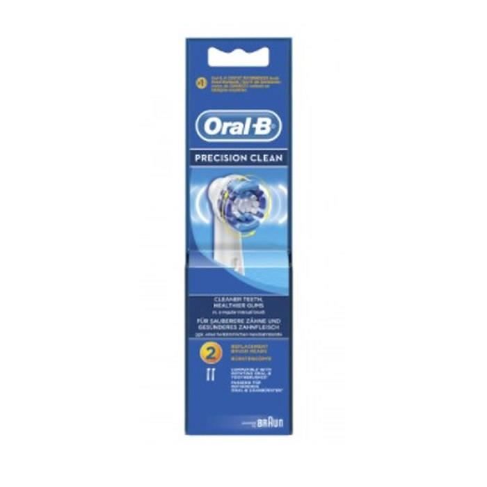 Têtes de brosse de rechange Oral-B Precision Clean 2 unités - ORAL-B