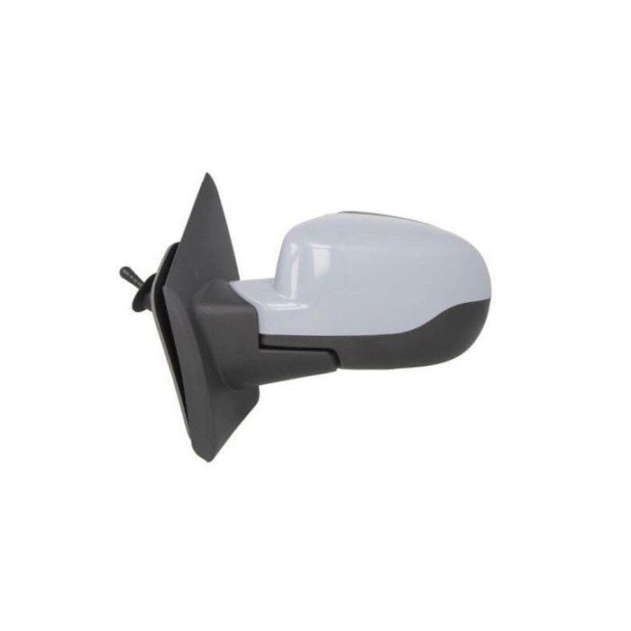 Rétroviseur Gauche Manuel à Peindre Pour Renault Clio 3 Phase 2 (2009-2012) - Conducteur Asphérique