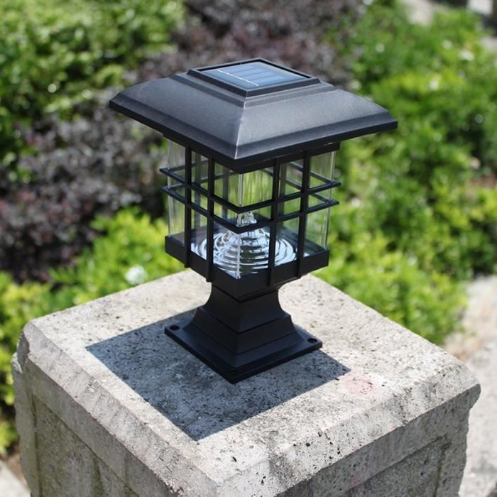Lampe solaire - SALUTUYA - Lampe LED - Économie dénergie - Résistance aux intempéries - Installation facile