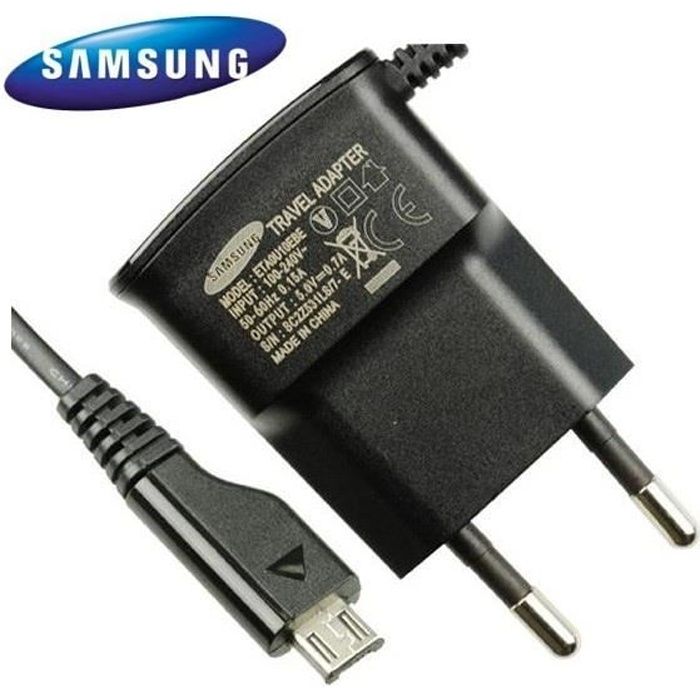 Chargeur Secteur Original Pour SAMSUNG Galaxy A10 Galaxy J4 Plus Galaxy A7 2018 Galaxy J6 Plus Galaxy J6 Galaxy A6... et + - vue 2