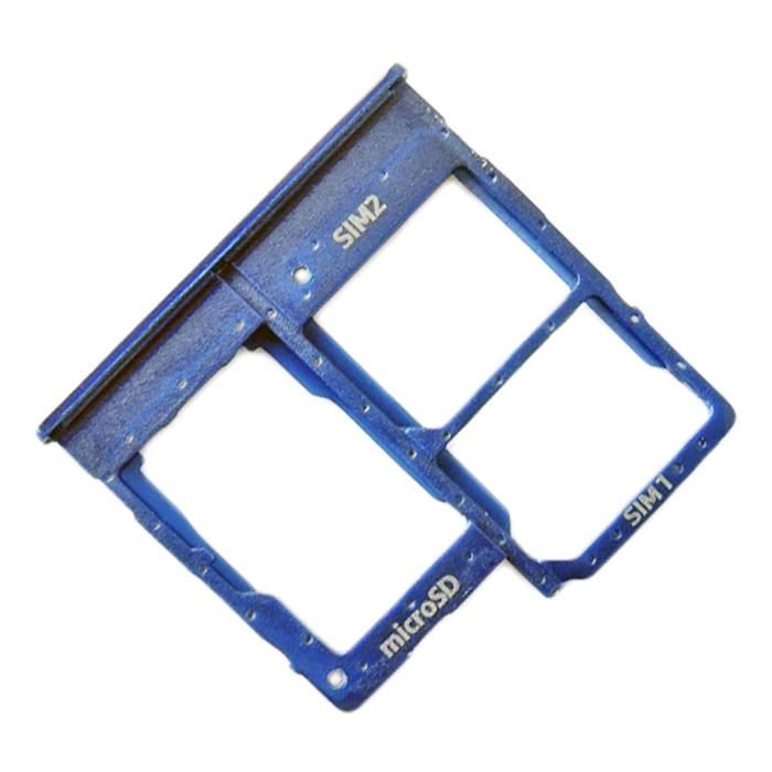 Tiroir Carte SIM Pour Realme 7 - Plateau De Remplacement Qualité Origine Avec Aiguille SIM (bleu)