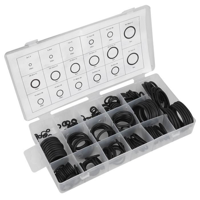 Kit De 1540 Joints Toriques En Caoutchouc Nitrile - 32 Tailles (4 à 50 Mm) + Outils Pics Et Crochet - Pour Plomberie, Robinetterie, Réparation Automobile