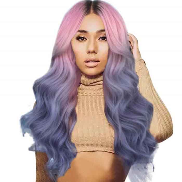 perruque femme cheveux mi long