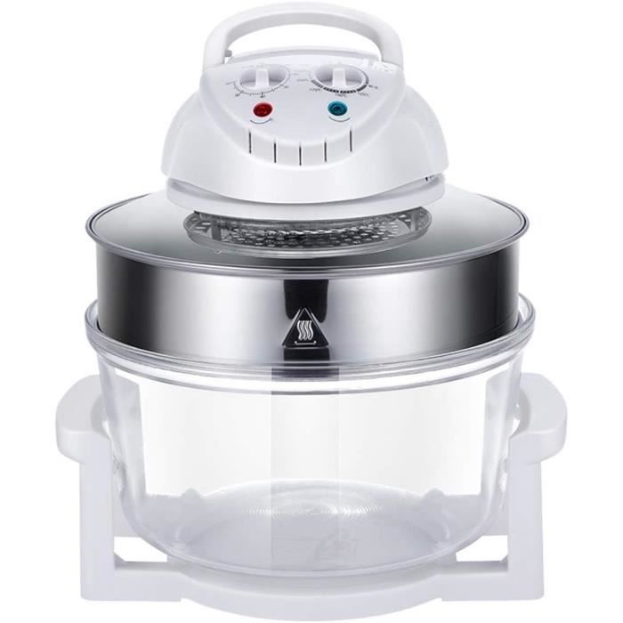 Four Halogène 12L - Convection - Blanc - 240V - Avec Accessoires - Marque Générique