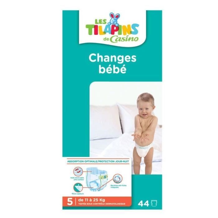 LES TILAPINS Couches Taille 5 44 couches Cdiscount Puériculture