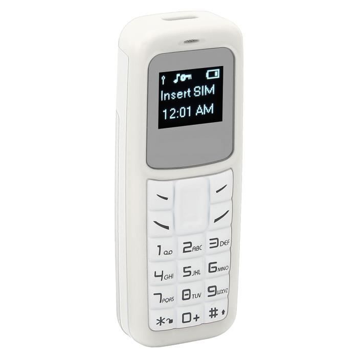 TMISHION Petit téléphone portable à clavier Mini téléphone portable Petit  téléphone portable Oreillette Dialer gps portable Bleu - Cdiscount  Téléphonie
