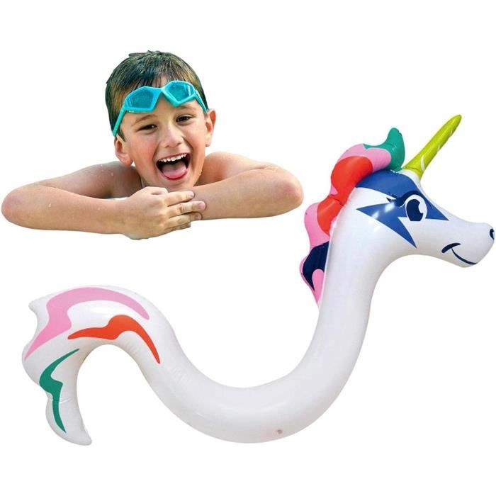 Lot De 3 Nouilles De Piscine Gonflables - Bâtons De Natation Colorés Pour Enfants Et Adultes - Rouge Jaune Bleu