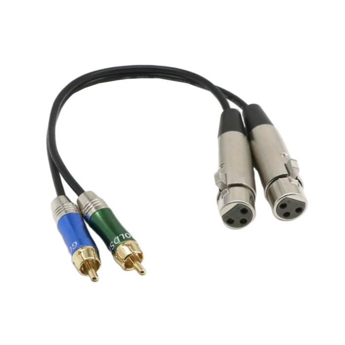 Rojo Cables De Audio Valueline VLAB24205B20 2m 2 X RCA 2 X RCA Negro 2 X RCA, Ma