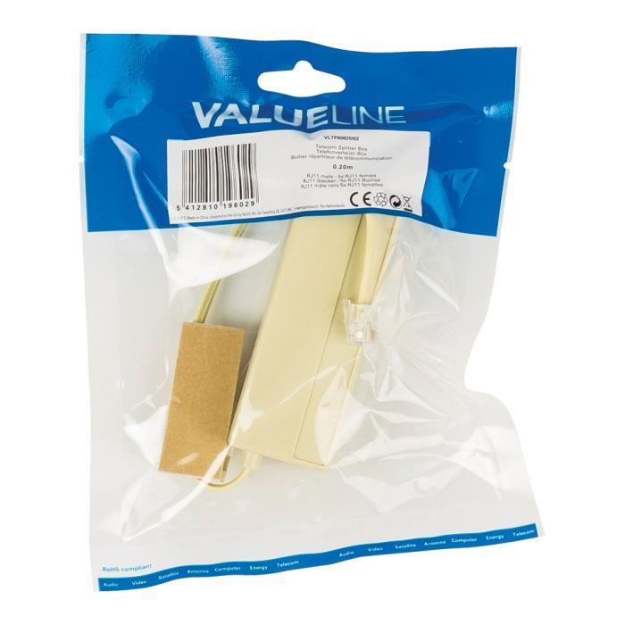 Adaptateur RJ11 Mâle Vers 4 Broches Splitter Avec Bornes à Vis - Neuf, Marque Générique, Chine