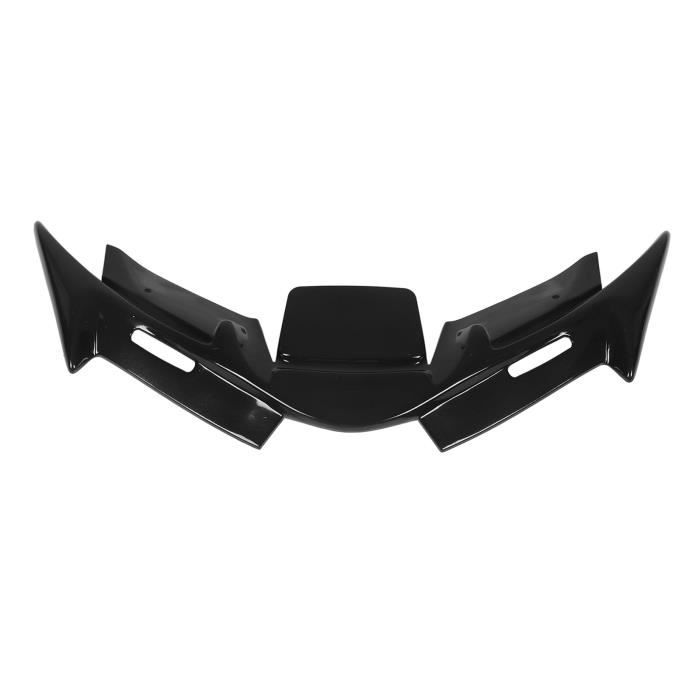Ailerons Latéraux Universels Pour Moto - Noir, ABS, 18.5x12.5cm, Aérodynamiques, Fixation Adhésive - 7