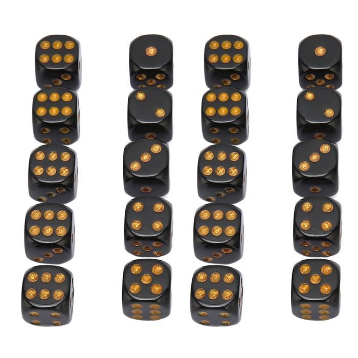 Lot 100 Dés 12mm Lot 100 Dés 6 Faces 12mm - 10 Couleurs Translucides Pour Jeux Mathématiques Dés Acrylique Translucide Jeux Société
