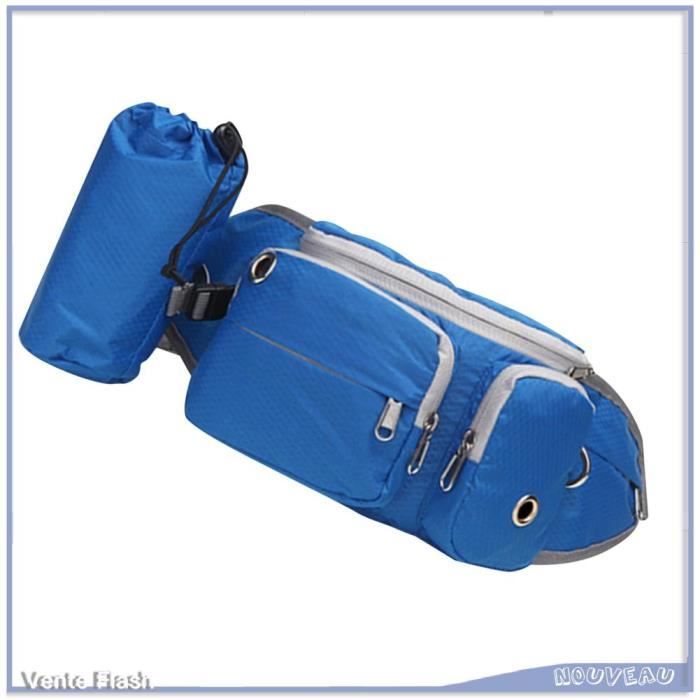 Meilleurs prix pour sac banane de promenade pour chiens pochette de friandises pour chiens Sac banane pour chien animalerie Bleu