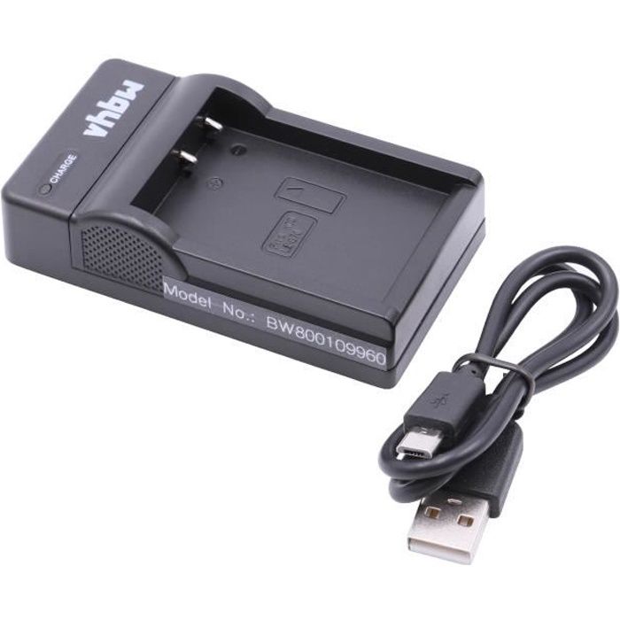 vhbw Chargeur USB de batterie compatible avec Kodak Pixpro S1, S-1, AZ651, AZ651 Astro Zoom batterie appareil photo digital, DSLR,