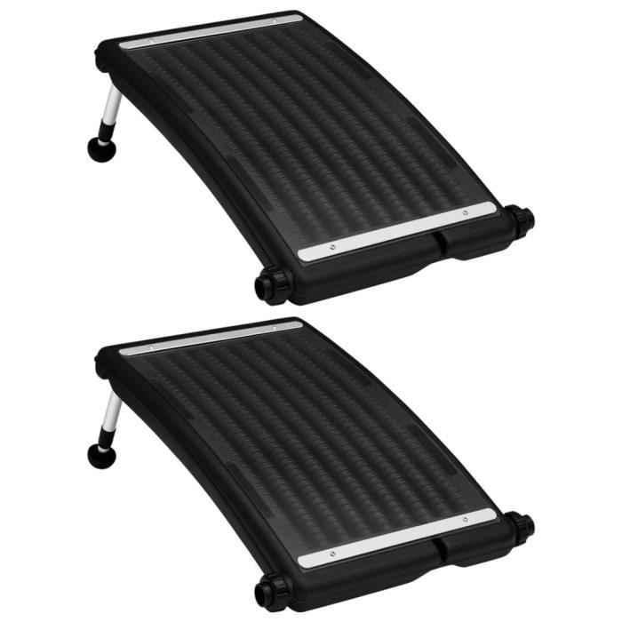 vidaXL Panneaux de chauffage solaire de piscine courbés 3pcs 72 5x46cm