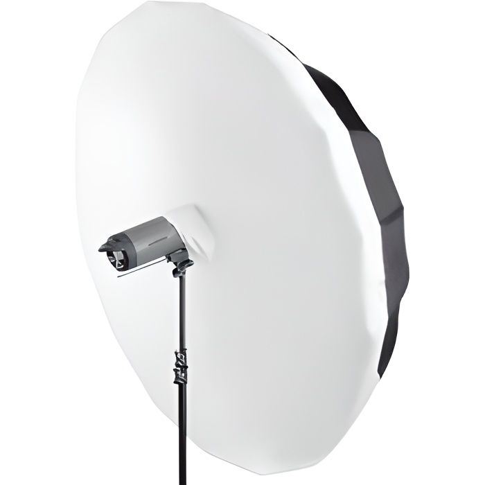WALIMEX  Pro Diffuseur parapluie r&eacute;flecteur blanc, diam&egrave;tre180&nbsp;cm