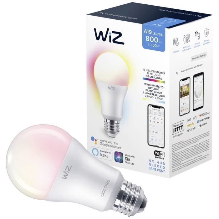 Ampoule à LED WiZ WZ20026081 WZ20026081 WiZ EEC A+ (A++ E) E27 9 W