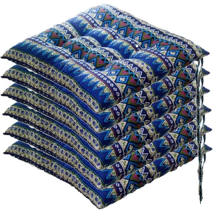 Lot De 10 Housses De Coussin 40x40 Cm – Style Hindou Multicolore, Occasion