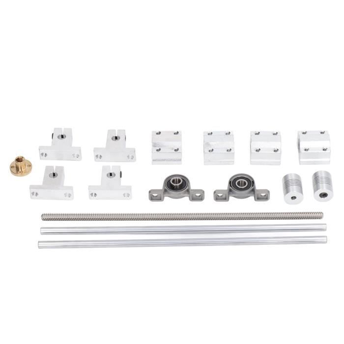 Arbre Linéaire Durci 8 Mm X 254 Mm (10") - Pour Imprimante 3D, Routeur CNC - Mouvement Précis