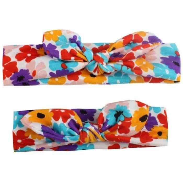 Lot De 7 Bandeaux Bébé KGDUYC - Coton Doux, Élastique Confortable - Pour Filles 0 à 3 Ans
