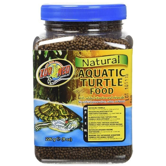 Comparer les prix de Zoo Med Hatchling Formula Nourriture Naturel pour Tortue Aquatique 226 g: Animalerie