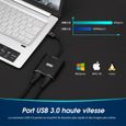 Carte Acquisition Vidéo HDMI USB Boitier Capture Streaming Gaming - August VGB500 - Full HD 1080p 60fps - PC Mac PS5 PS4 Xbox-1