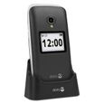 Téléphone portable Doro 2424 - Clapet - SIM unique - 6.1 cm (2.4") - 3 MP - 800 mAh - Gris-1