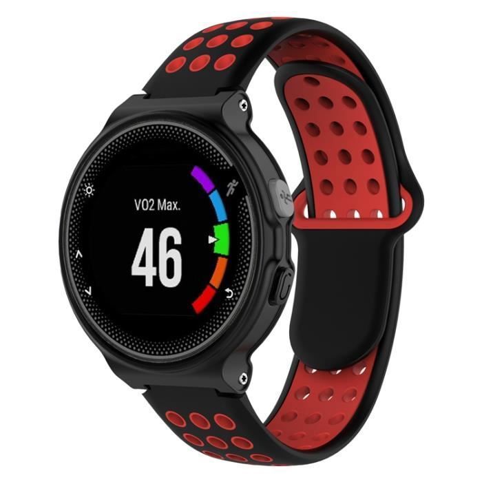 Bracelet Pour Garmin Forerunner 235, Bracelet De Remplacement Silicone Pour Garmin  Forerunner 235-220-230-620-630-735Xt- App[u6505] 3-Pack-E, - Achat/vente  montre Neuf - Cdiscount