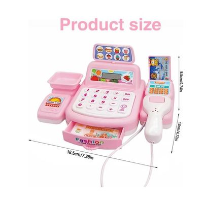 Caisse Enregistreuse Jouet | Scanner Éducatif Interactif Avec Caddie Et