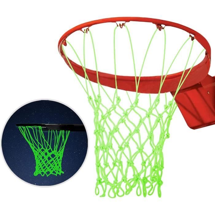 Filet de Basket Fluorescent Brille dans la Nuit Filet Mailles