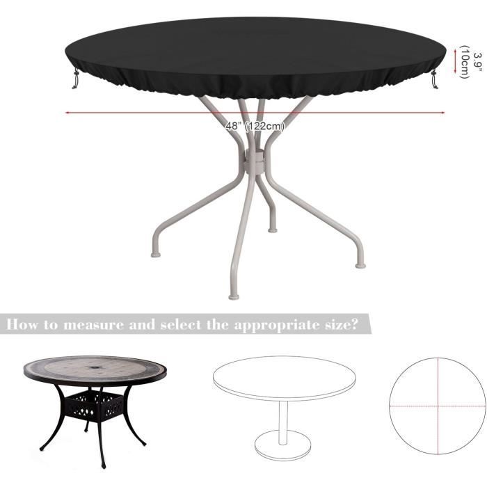 Housse Table De Jardin Extérieur Housse De Protection Salon De