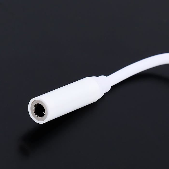 Adaptateur USB-C Mâle Vers Double USB-C Femelle - Audio Et Charge Simultanée - Blanc