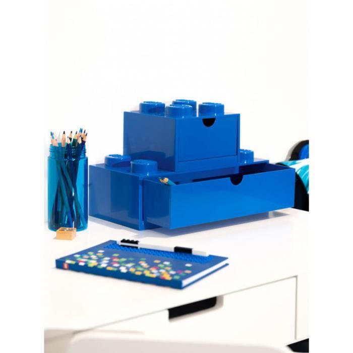 LEGO® Boîte de rangement avec compartiments - bleu