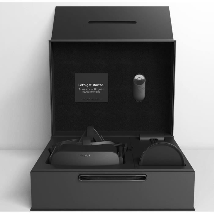Casque Oculus Rift realite virtuelle avec capteur et telecommande Cdiscount