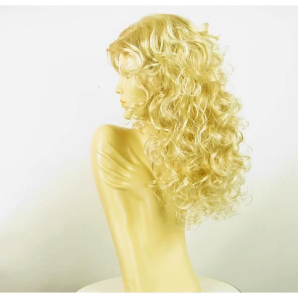 Perruque Femme Mi-longue Blonde Dorée Méchée - Synthétique Neuve Avec étiquettes - Taille Moyenne