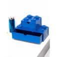 LEGO Boîte de Rangement Empilable 8 Boutons Bleu Taille L-2