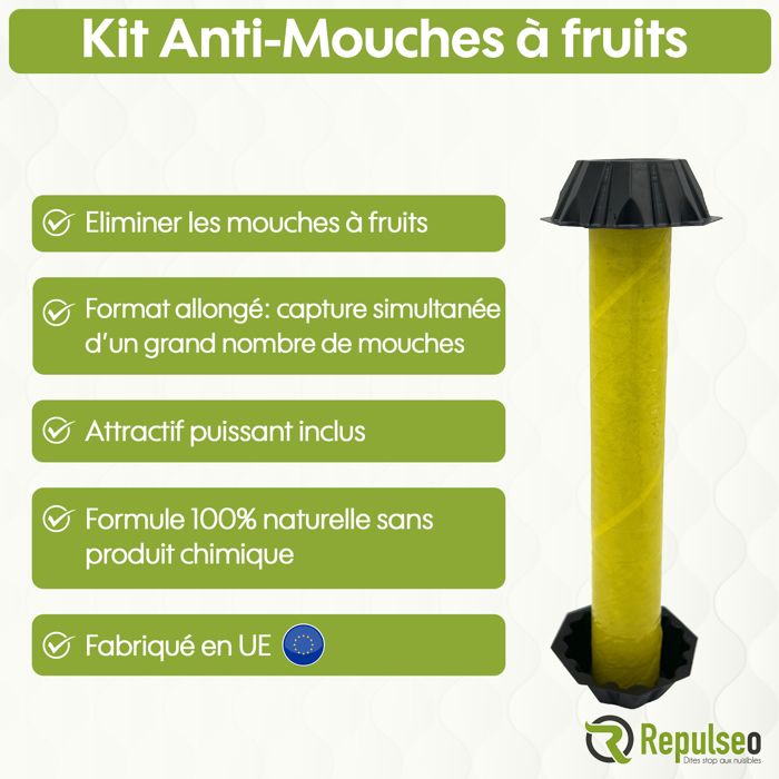 PIC - Piège à Mouches des Fruits, piège à Mouches du vinaigre - 4 PIC - Piège à Mouches des Fruits, piège à Mouches du vinaigre - 4