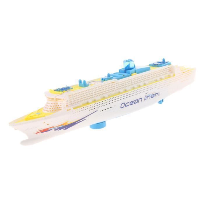 Bateau Croisière électrique LED Jouet éducatif 3 Ans Bateau De
