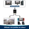 Carte Acquisition Vidéo HDMI USB Boitier Capture Streaming Gaming - August VGB500 - Full HD 1080p 60fps - PC Mac PS5 PS4 Xbox-3
