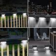 YIN Lampe Solaire Extérieur, 4 Pack éclairage Solaire Extérieur Détecteur de Mouvement éclairage étanche pour Jardin YN013-3