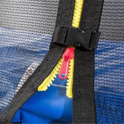 AREBOS Filet De Sécurité Trampoline 305cm 8 Poteaux - 1,80m Haut Résistant UV Et Intempéries
