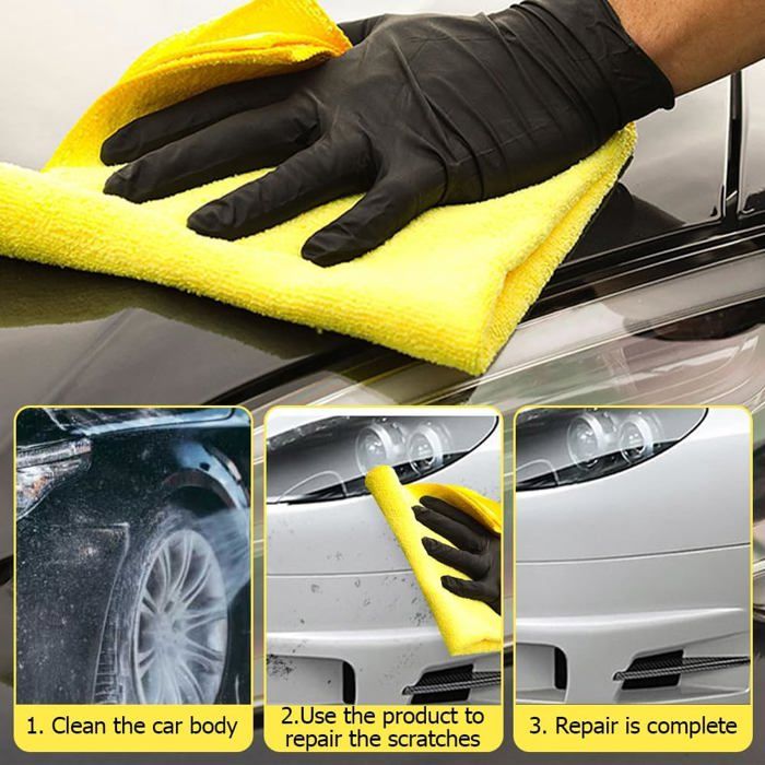 Crème Réparatrice Rayures Voiture 2025 - Efface Rayures Légères - Facile à Appliquer - Pour Toutes Couleurs