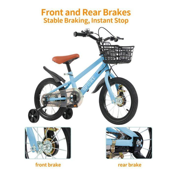 12 Pouces vélo Enfant pour Les Filles de à Ans, Vélo Gilrs