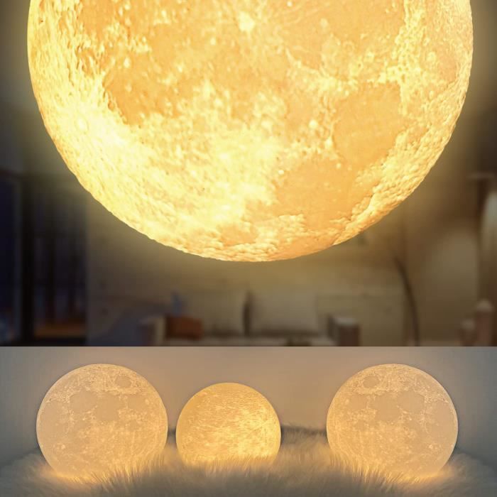 Lampe Lune 3D