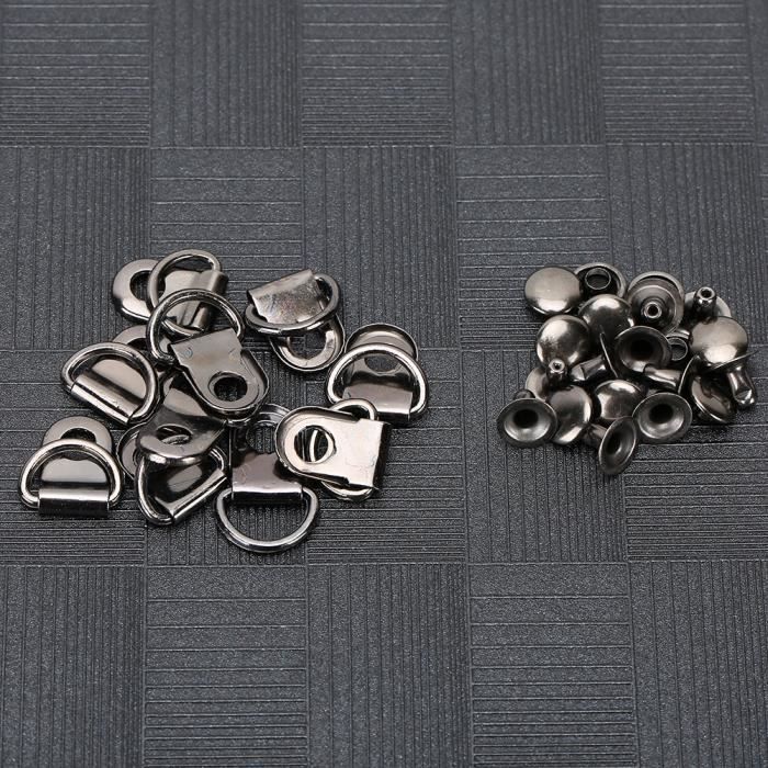 ENSEMBLE DE 6 anneaux de crochet de rail d'auvent noir fiables avec crochets  en EUR 19,14 - PicClick FR