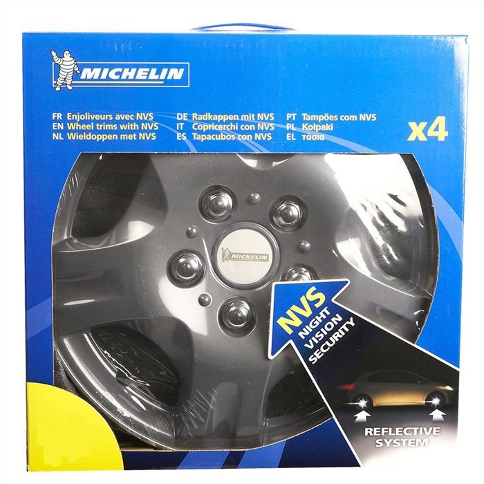 Michelin Wieldoppen camper 16 inch - 4 stuks - Zwart/Grijs