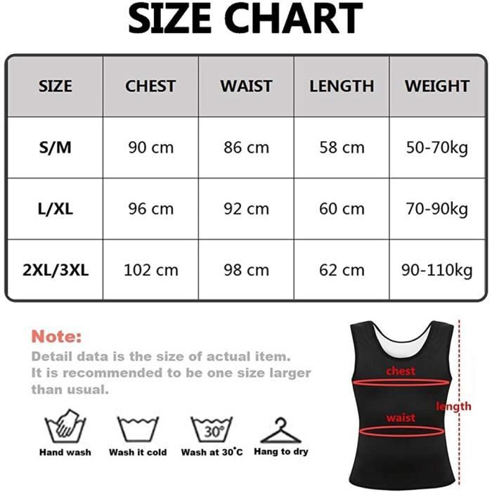 Gilet de Sudation pour Femme T-shirt Débardeur Minceur Fitness - Fort